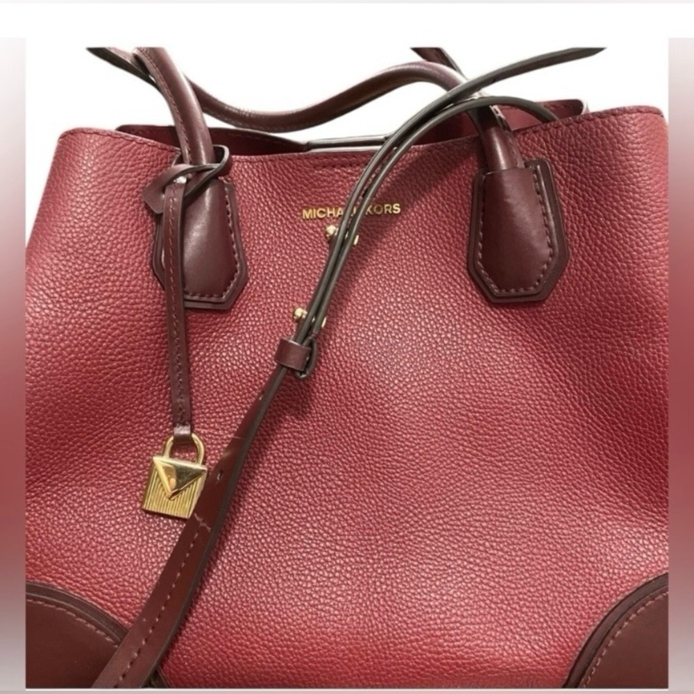 Michael Kors Mercer Gallery Satchel • Large • Reinforced Corners • Center Zip - Picture 2 of 16